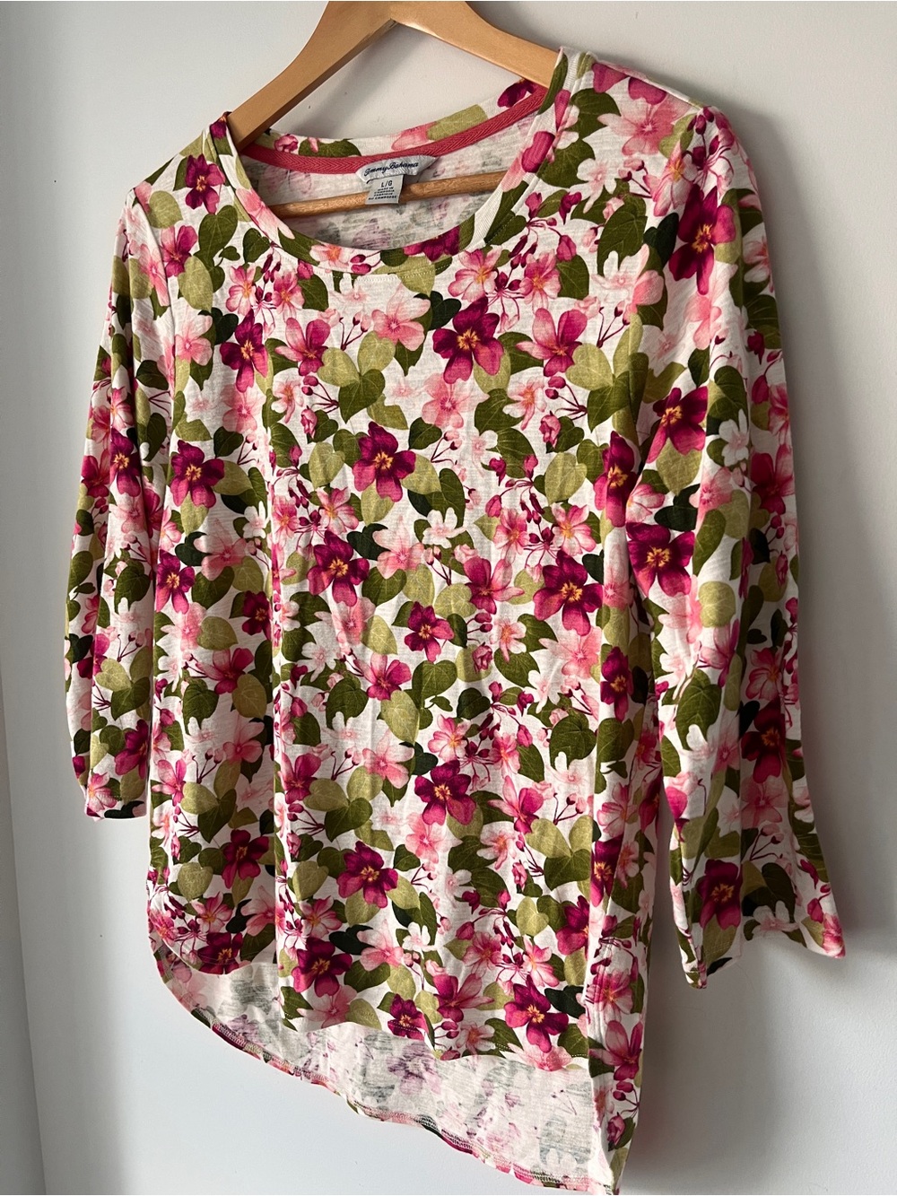 Floral Sleeve Top | Tommy Bahama | Sz L | Summer Feminine - Picture 4 of 12